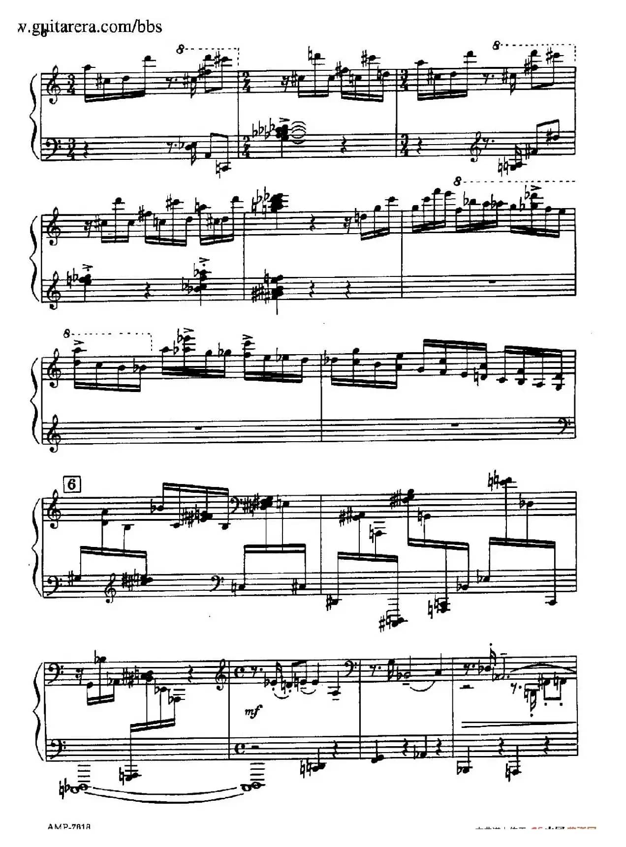 Piano Sonata（钢琴奏鸣曲· 第一乐章）