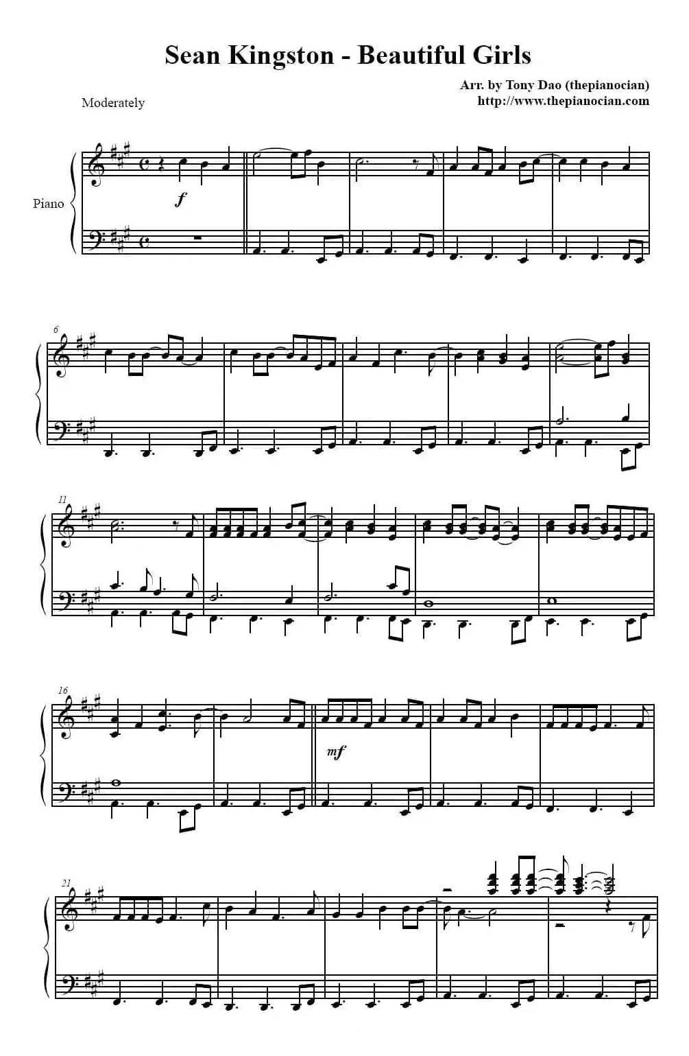 Sean Kingston - Beautiful Girls