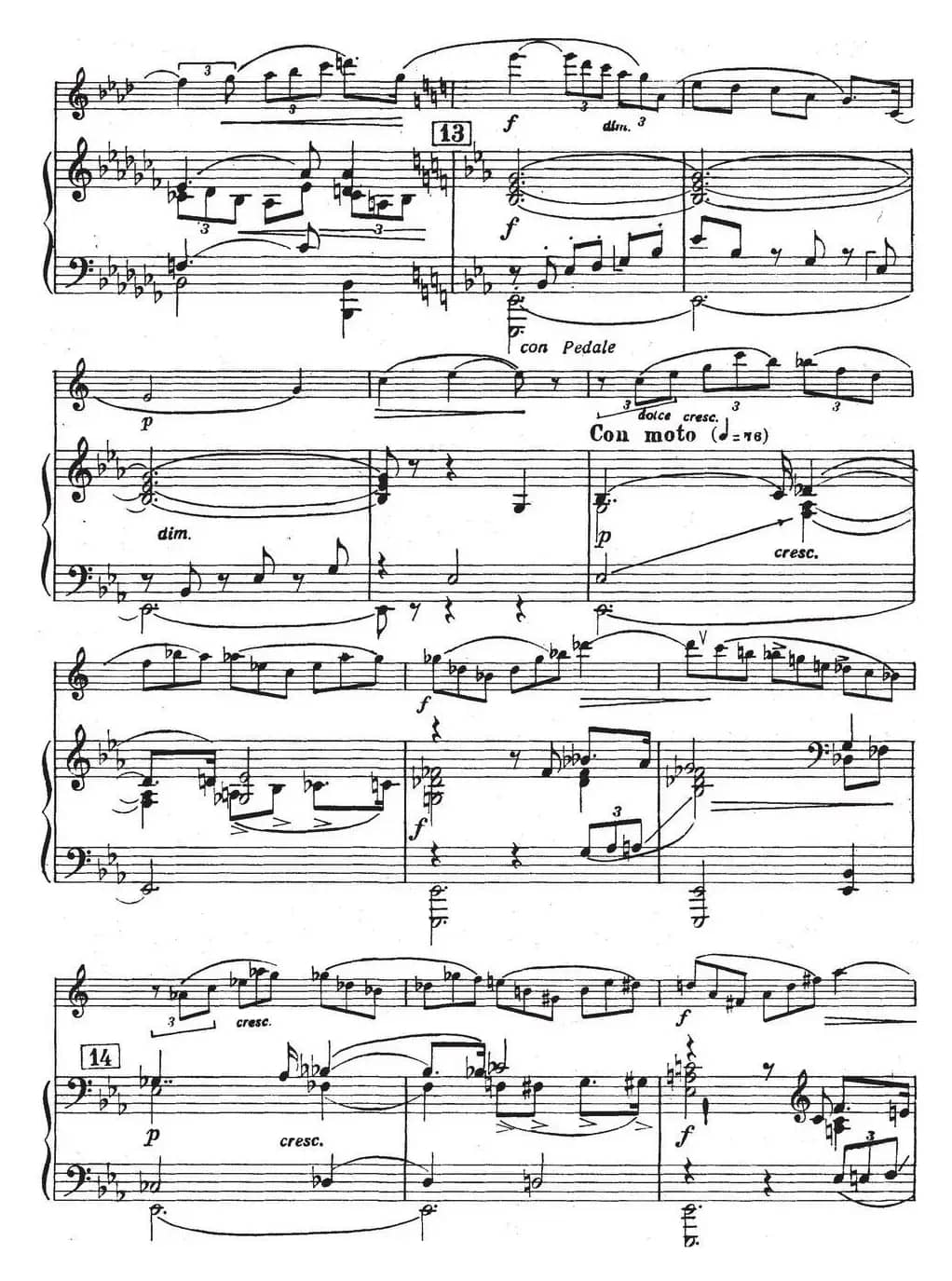 Glazunov Op.109（格拉组诺夫协奏曲Op.109）（萨克斯+钢琴伴奏）