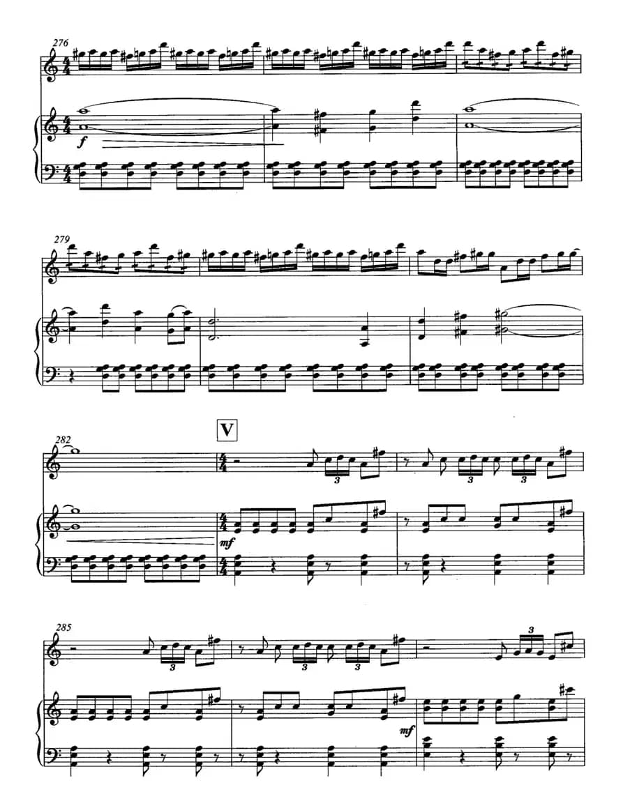 飞歌（笛子协奏曲+钢琴伴奏)P21—3）