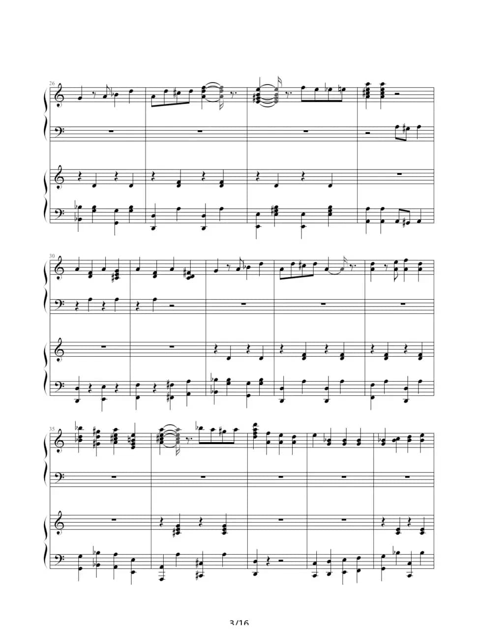 CRUSH（四手联弹）