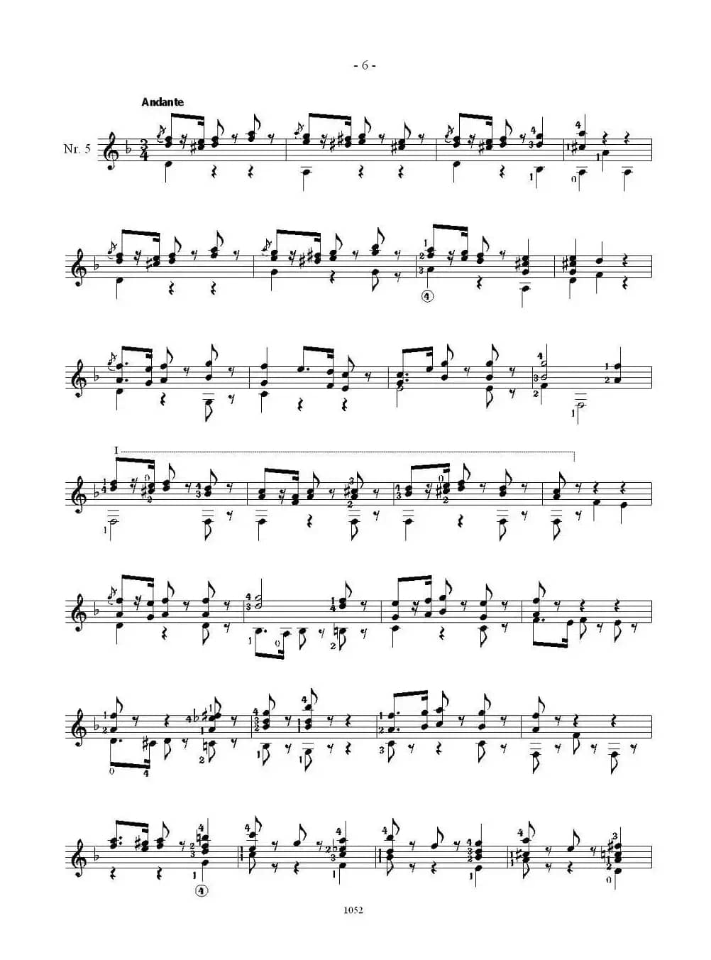 索尔·克斯特26首练习曲之1——5