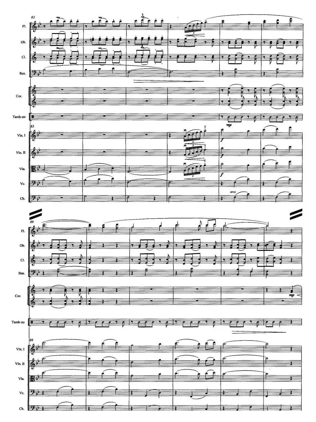 壮美的牧歌（交响音诗、总谱）