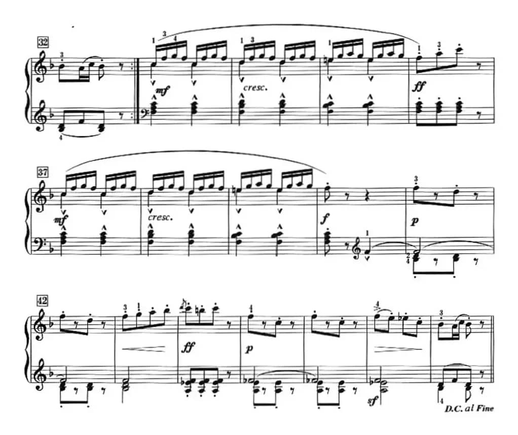 50首莱蒙钢琴练习曲 作品37（NO.29）