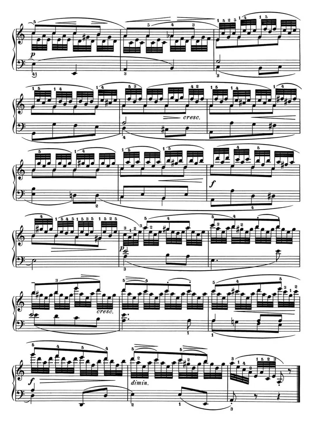 25首车尔尼Op.748练习曲（NO.18）