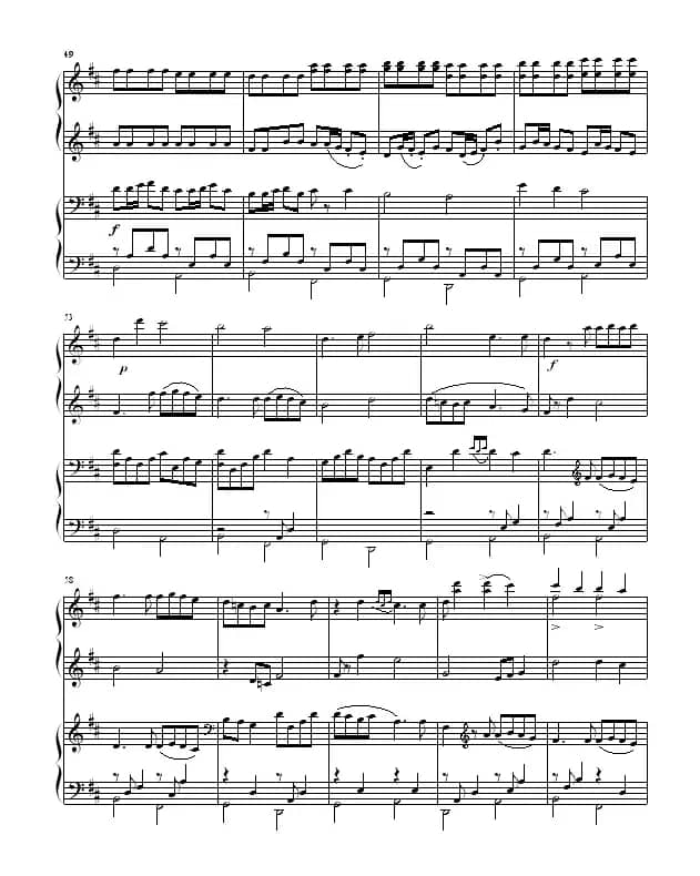 Canon（四手联弹）