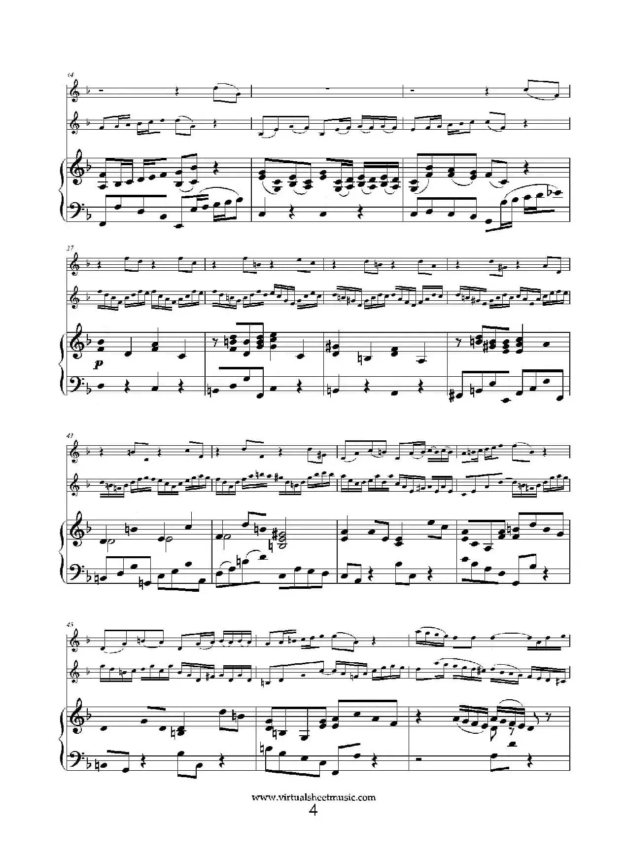 Concerto in D minor（双簧管+小提琴+钢琴伴奏）