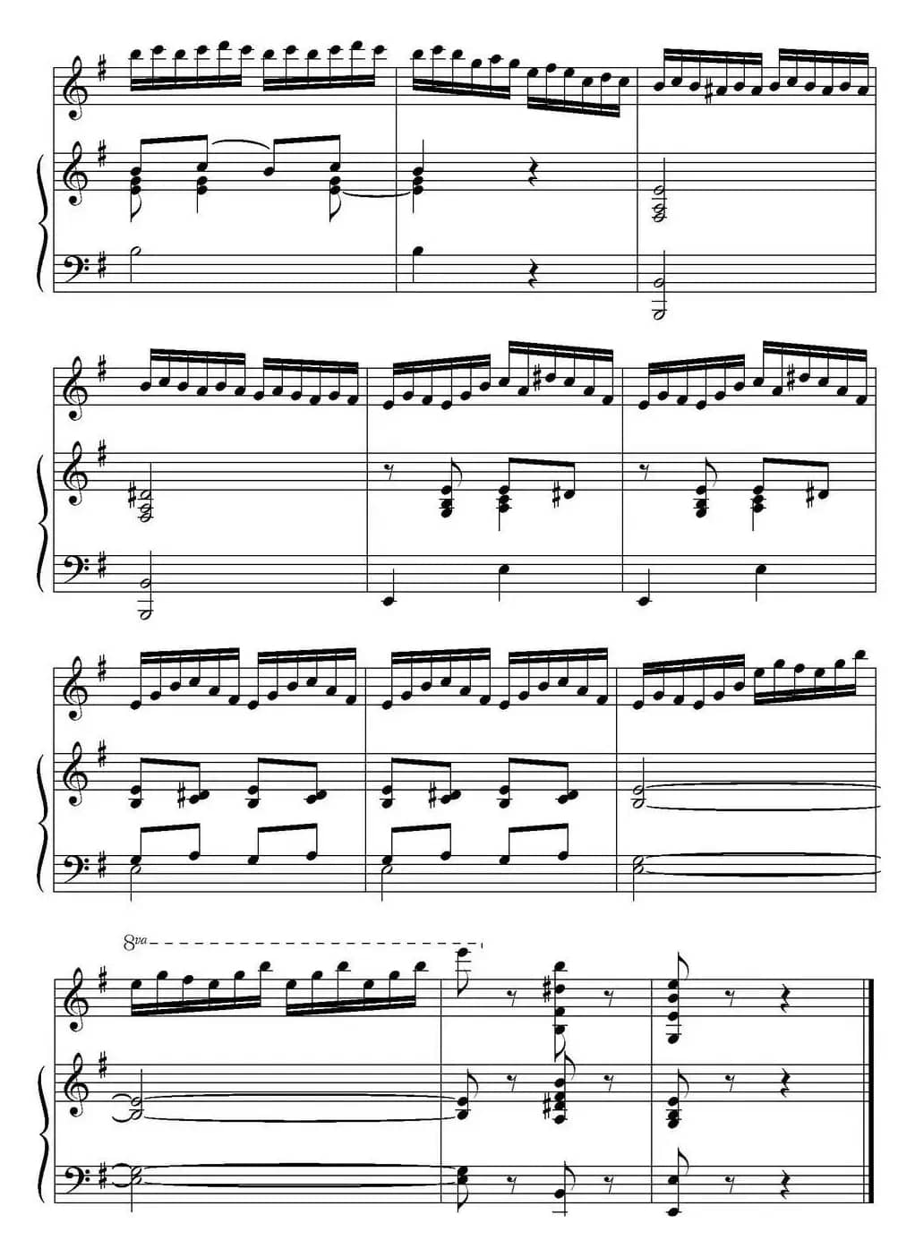 L'Abeille（小提琴+钢琴伴奏）