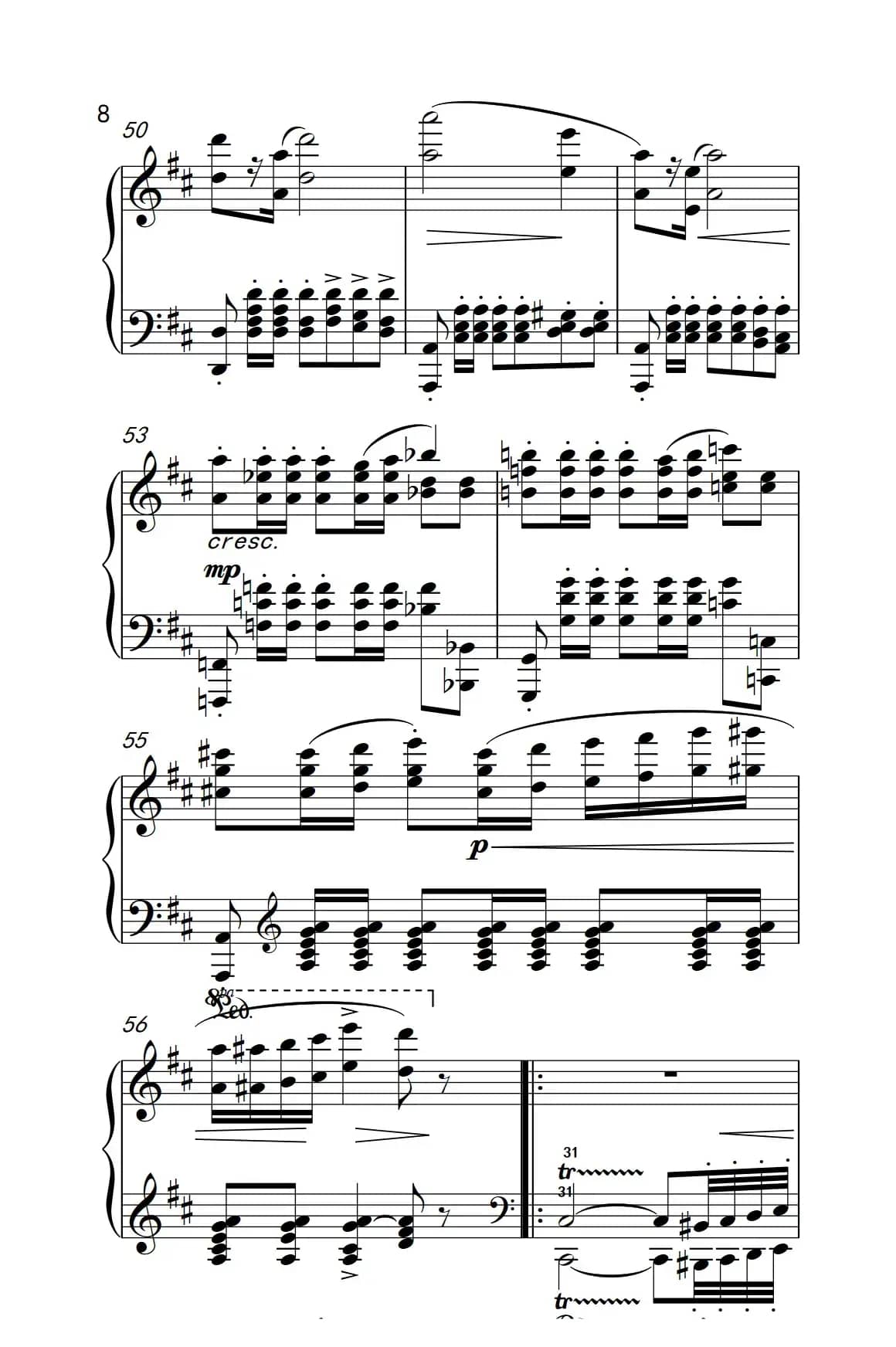 bA大调波兰舞曲