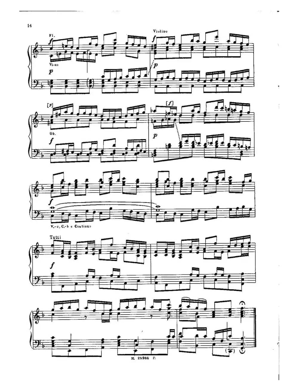 Brenburg Concerto No·2 in F Maj BWV·1047(F大调第二勃兰登堡协奏曲 ·Ⅰ)