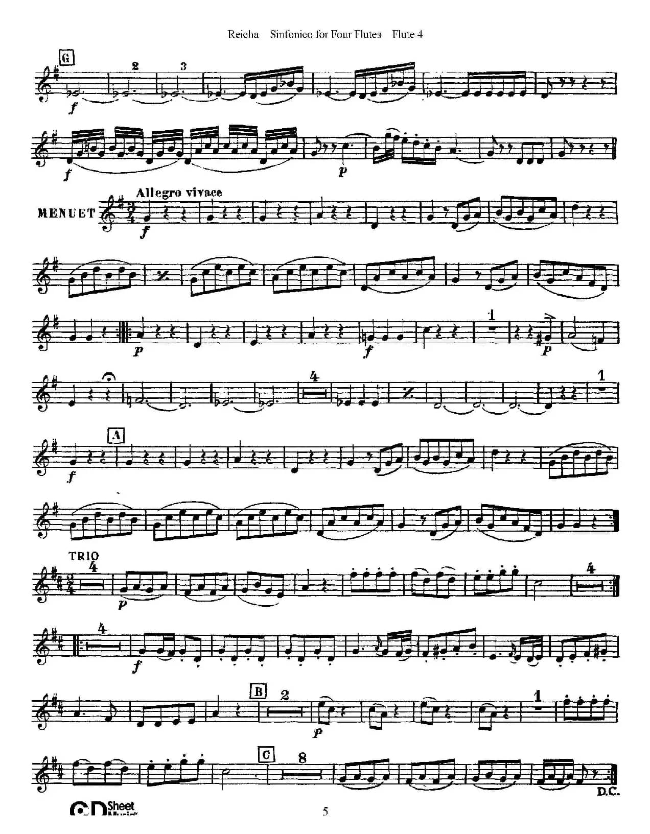 瑞查长笛四重奏（Flute 3）