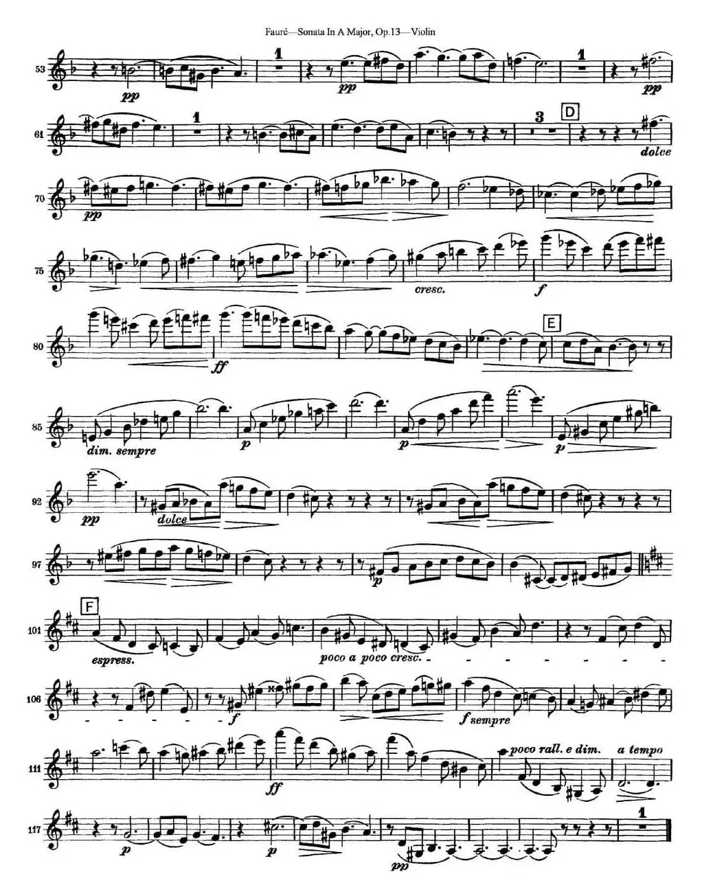 Violin Sonata No.1 Op.13