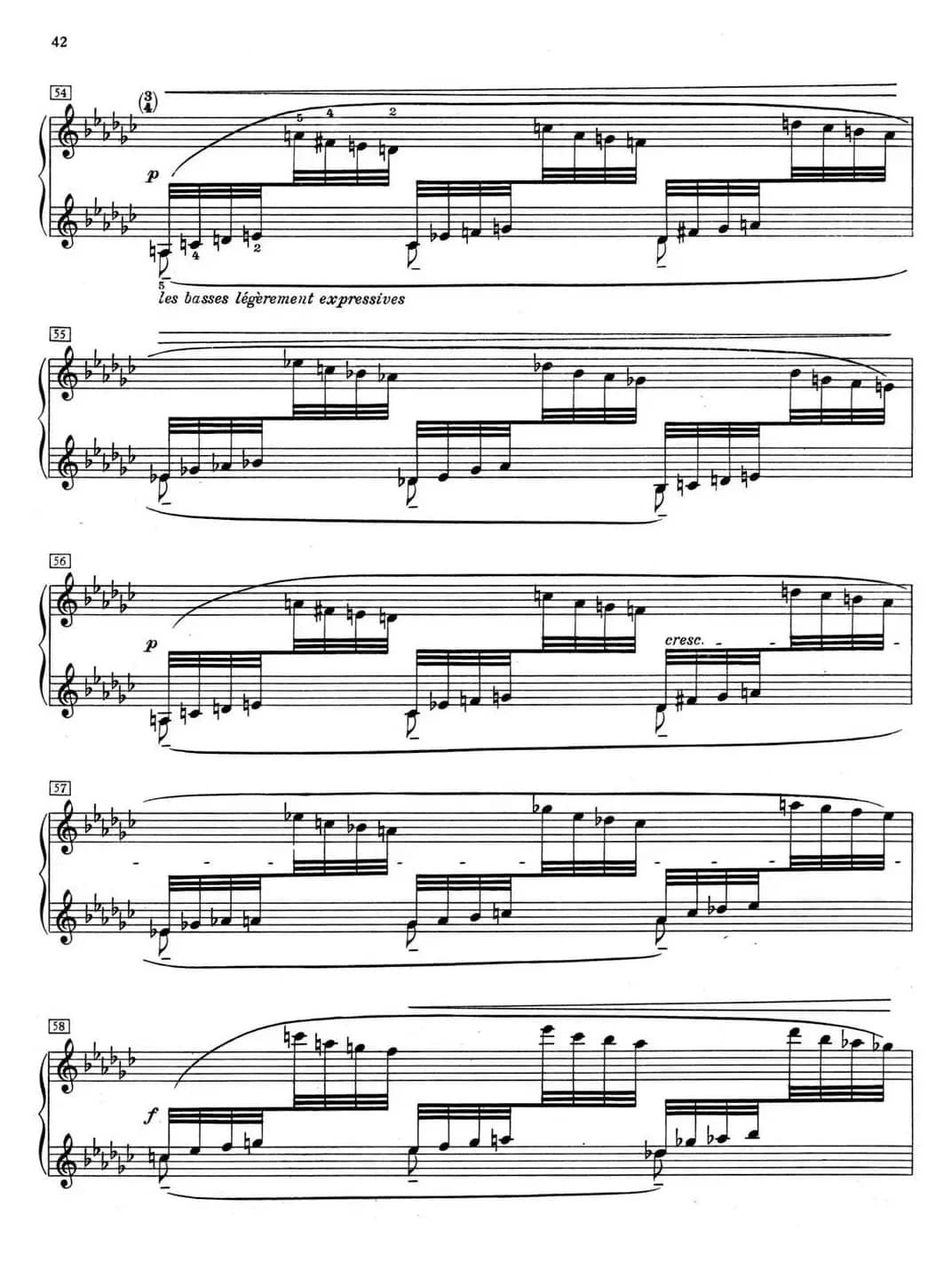 德彪西12首钢琴练习曲（6 八指练习v1.0 huit doigts）