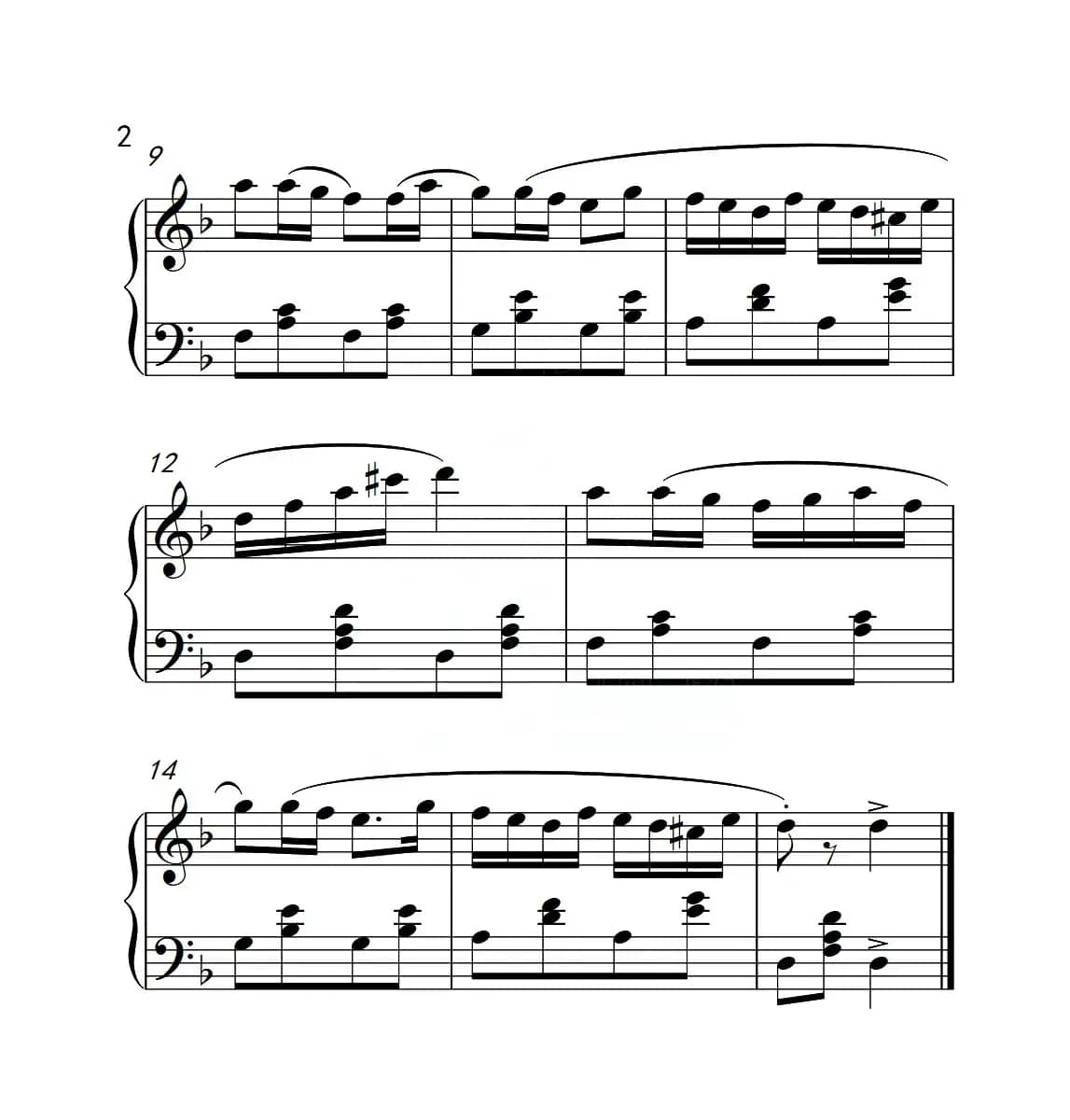 第二级 波尔卡舞曲（中国音乐学院钢琴考级作品1~6级）