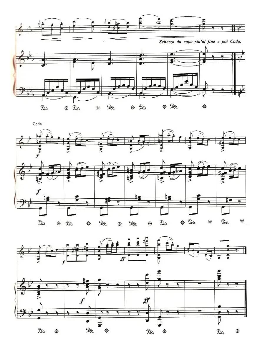 谐谑曲（小提琴+钢琴伴奏）