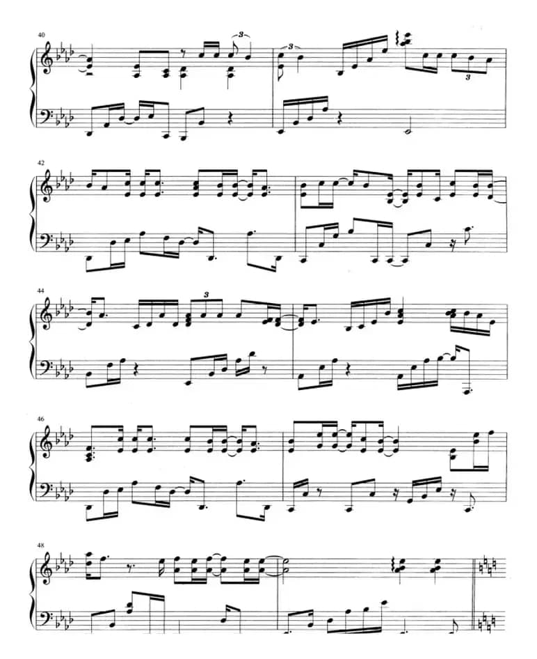 流行歌曲改编的钢琴曲：彩虹弯弯