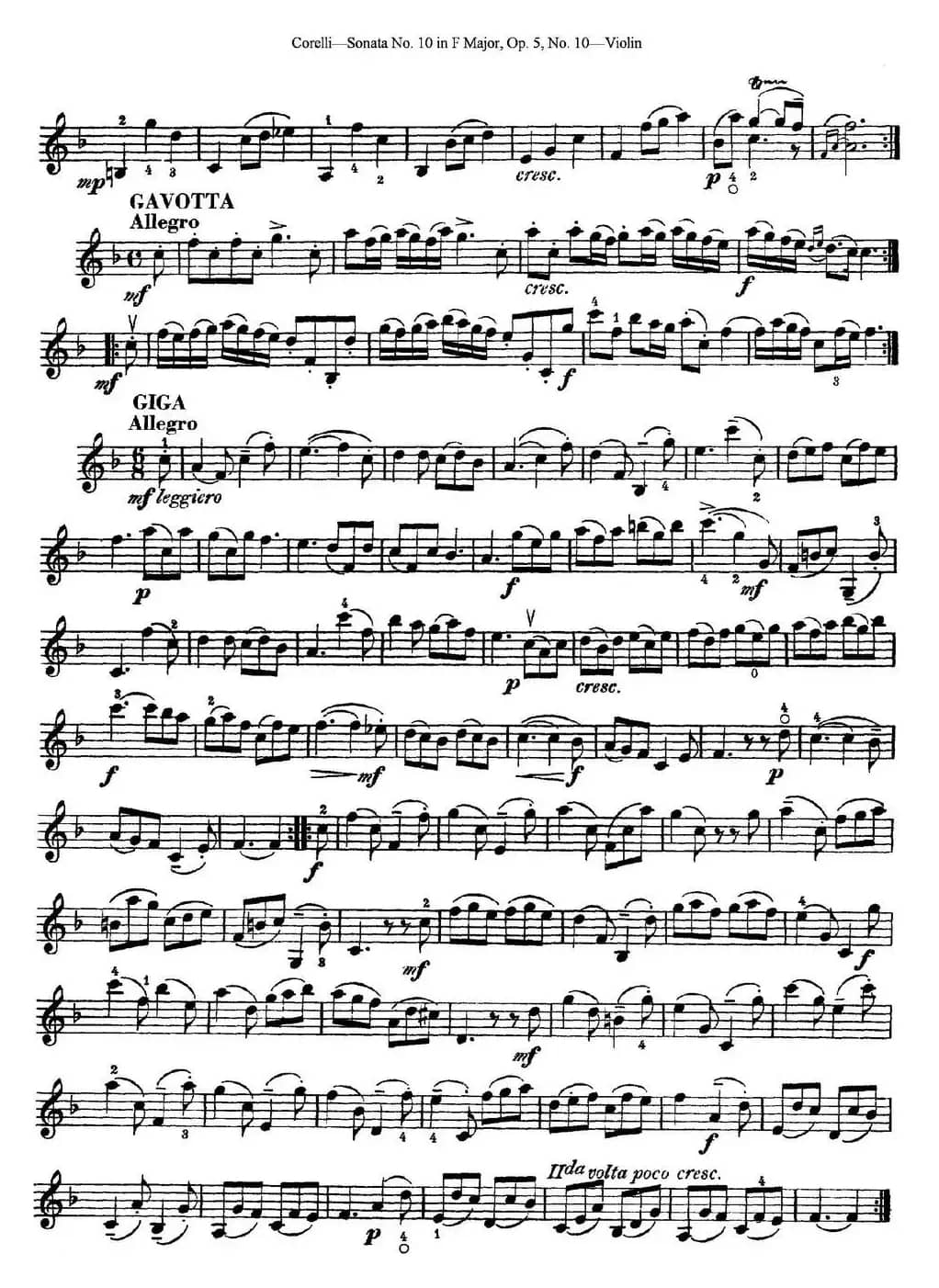 Sonata No.10 in F Major Op.5 No.10