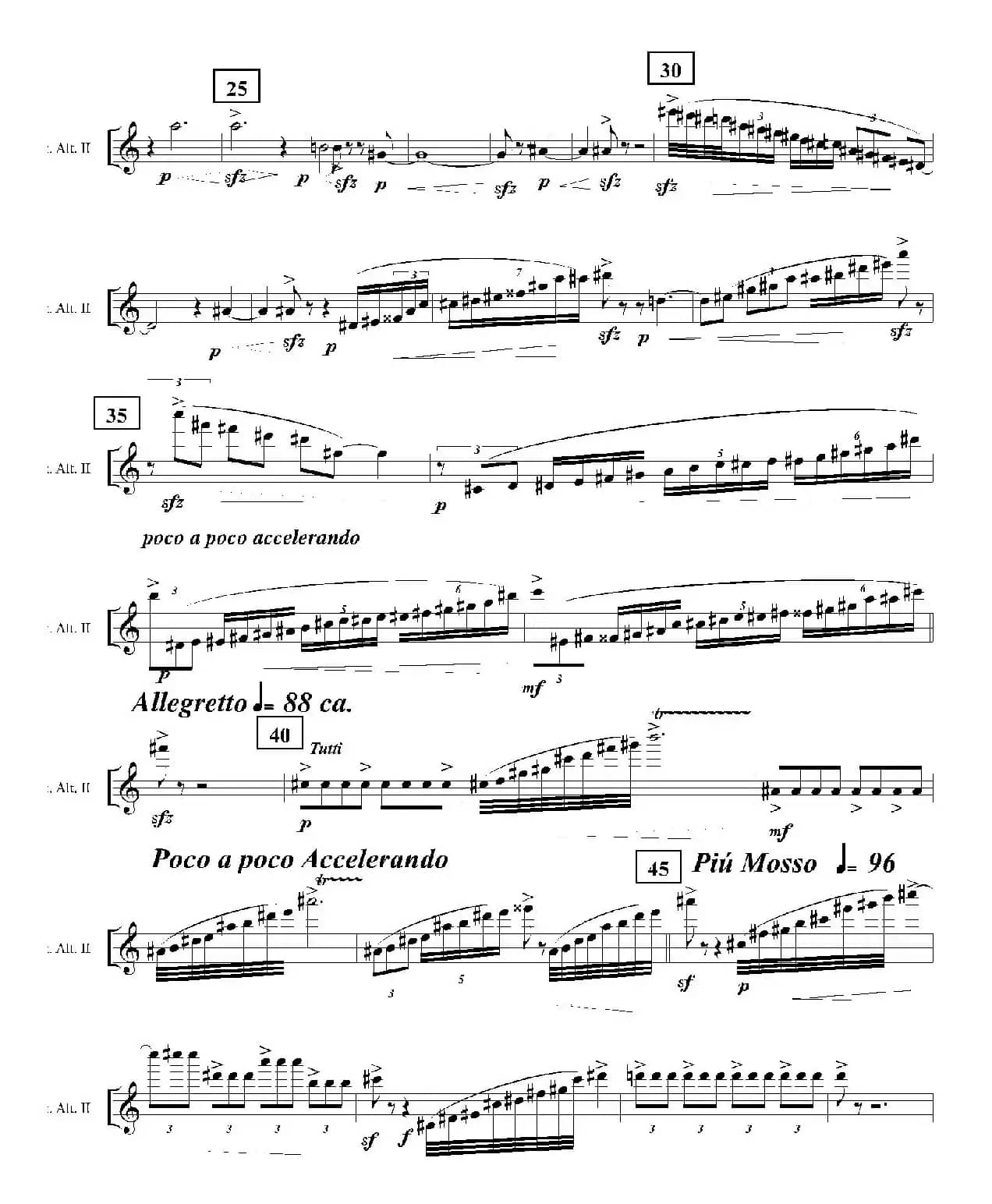 Ingravity（第二乐章）（第二中音萨克斯分谱）