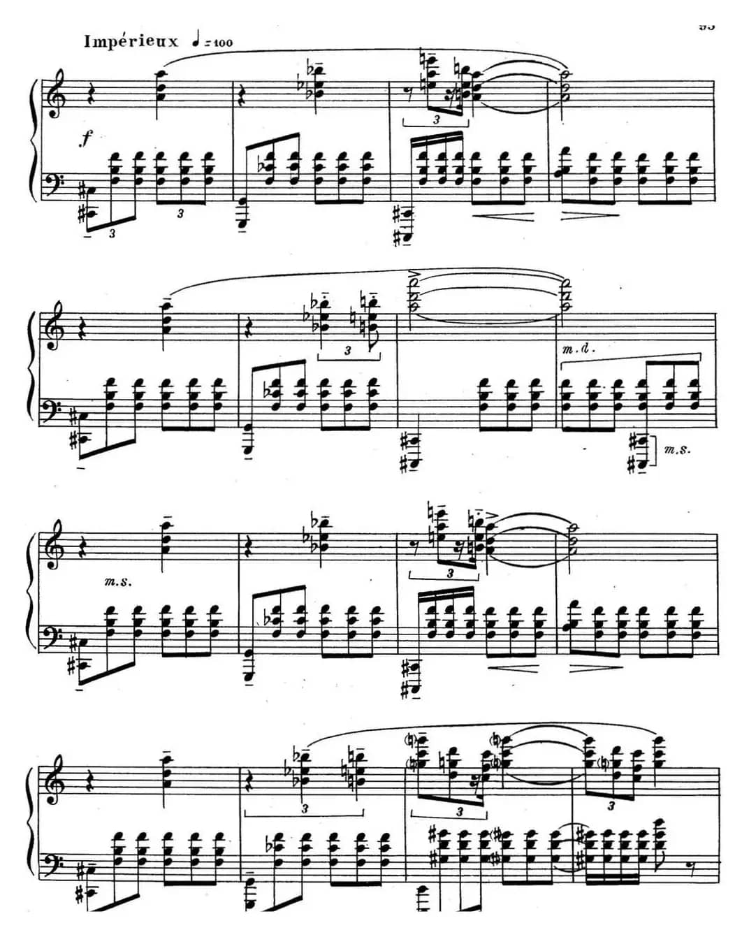 斯克里亚宾 钢琴练习曲 Op.65 No.3 