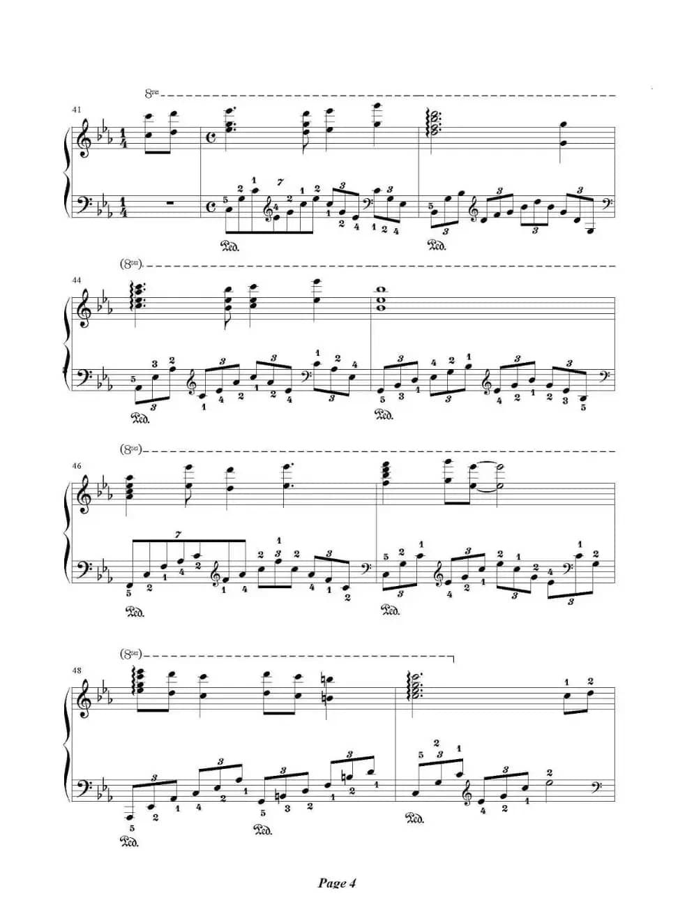 天空之城（降A调）