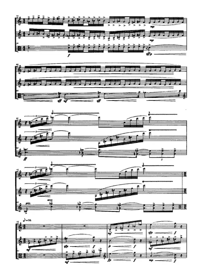 合（长笛+单簧管+中提琴）