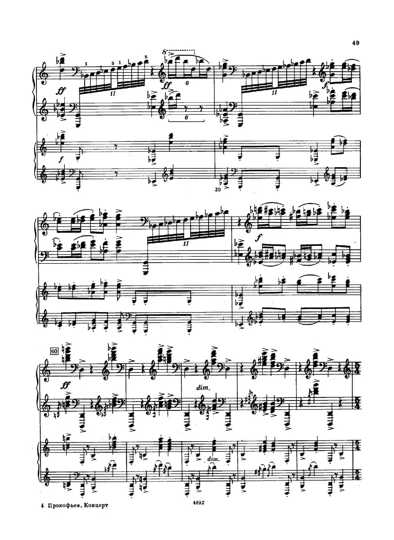 Piano Concerto No.2 in g Minor Op.16（g小调第二钢琴协奏曲·Ⅲ·双钢琴）