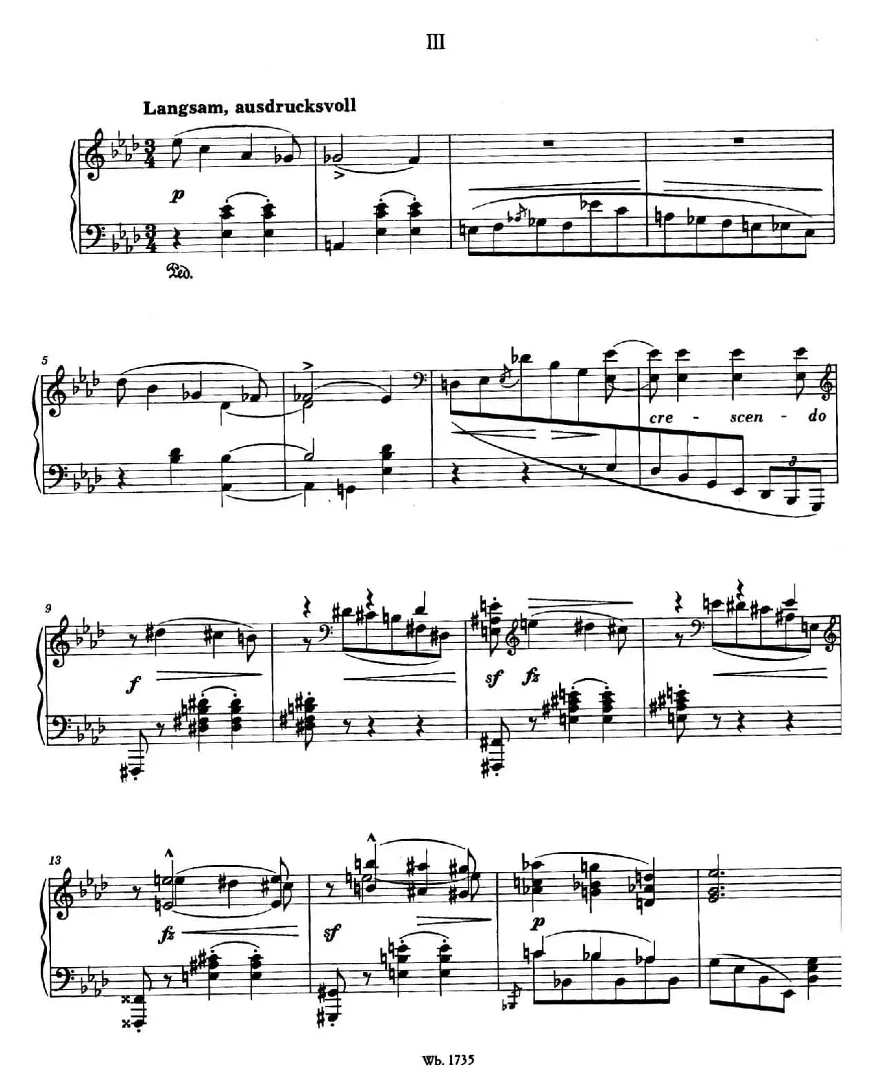 Waltzes Op.23（圆舞曲集·3、降A大调）