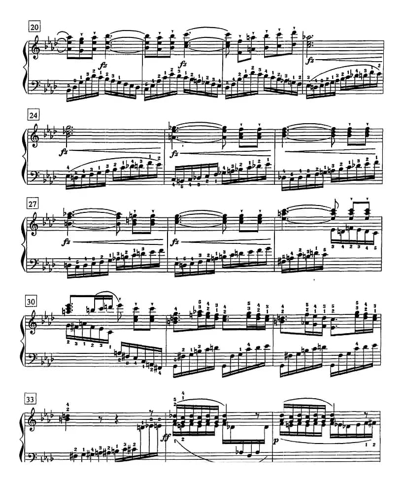 钢琴教程第七级 练习曲（《名手之道》No.21）