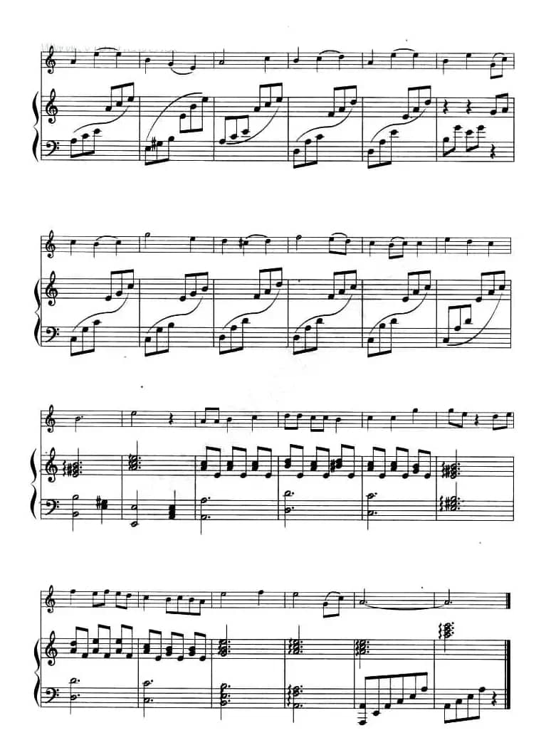 落地开花（小提琴+钢琴伴奏）