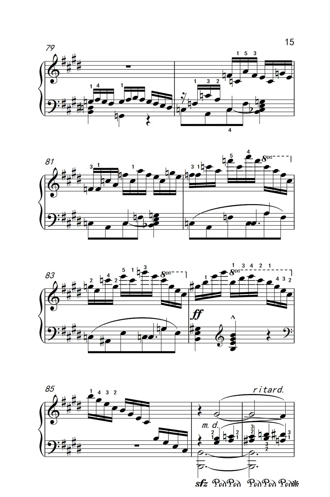 莫什科夫斯基 钢琴练习曲（第一首）