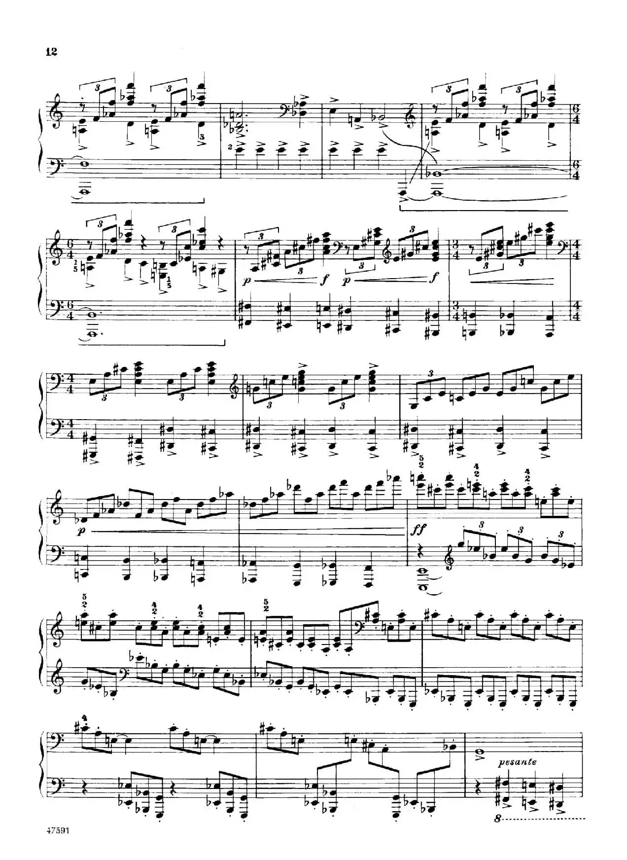 Piano Sonata in E-flat Major Op.95（降E大调钢琴奏鸣曲·Ⅰ）