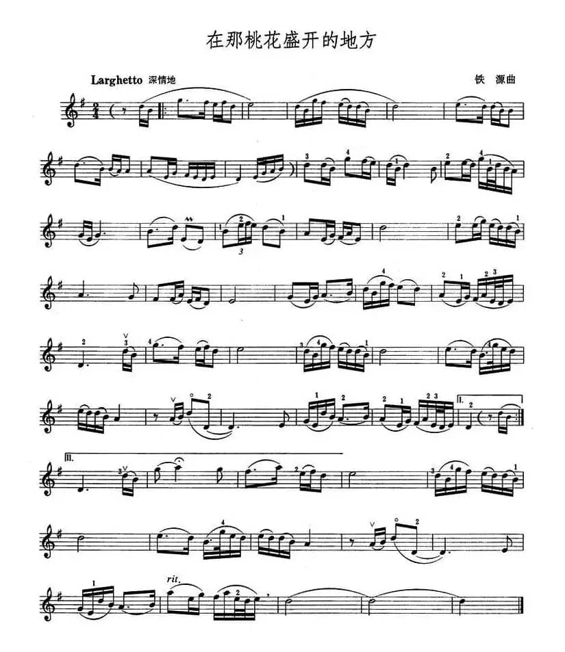 在那桃花盛开的地方