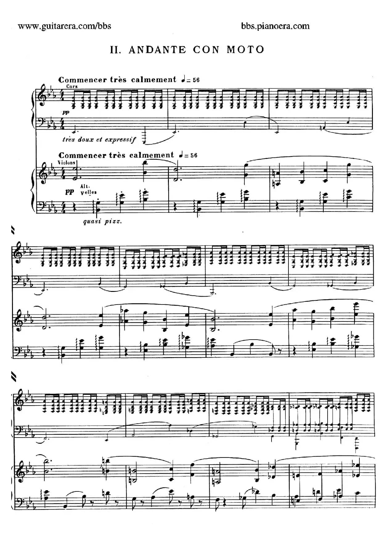 Piano Concerto in c-sharp Minor(升c小调钢琴协奏曲·第二乐章)