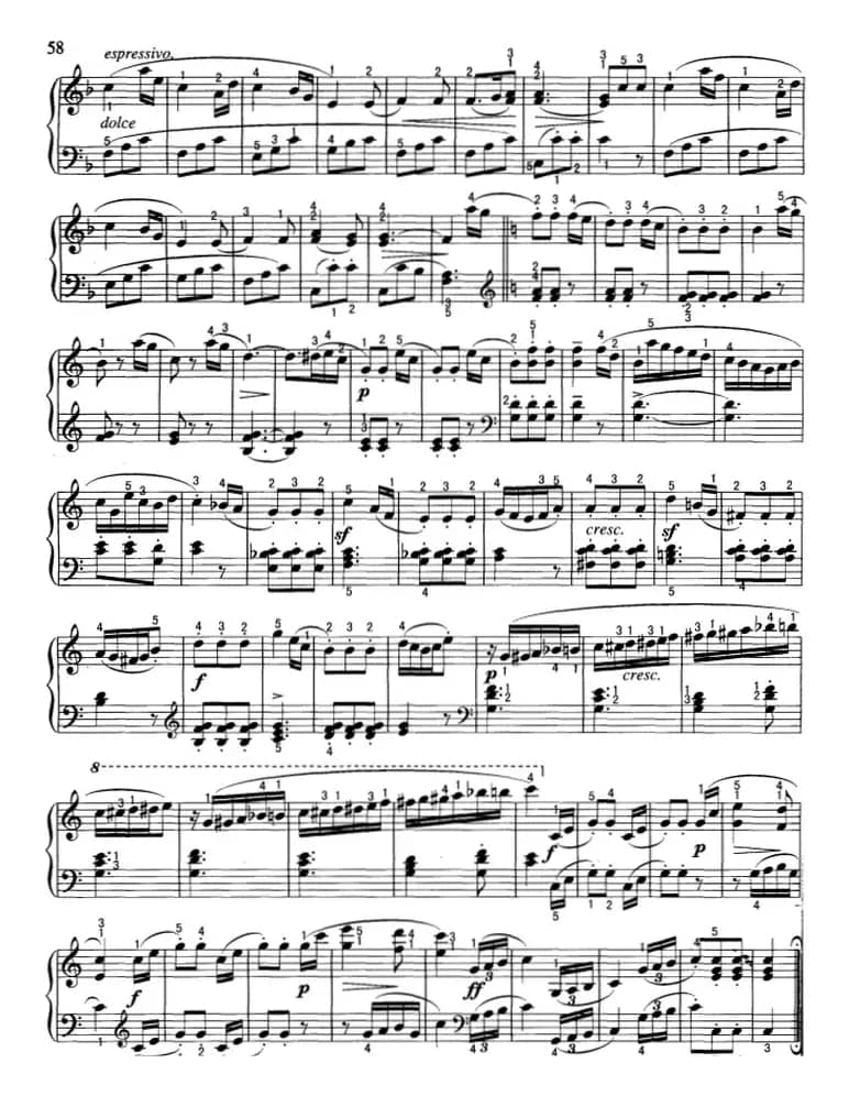 不可不弹的世界钢琴名曲：小奏鸣曲Op.55-1