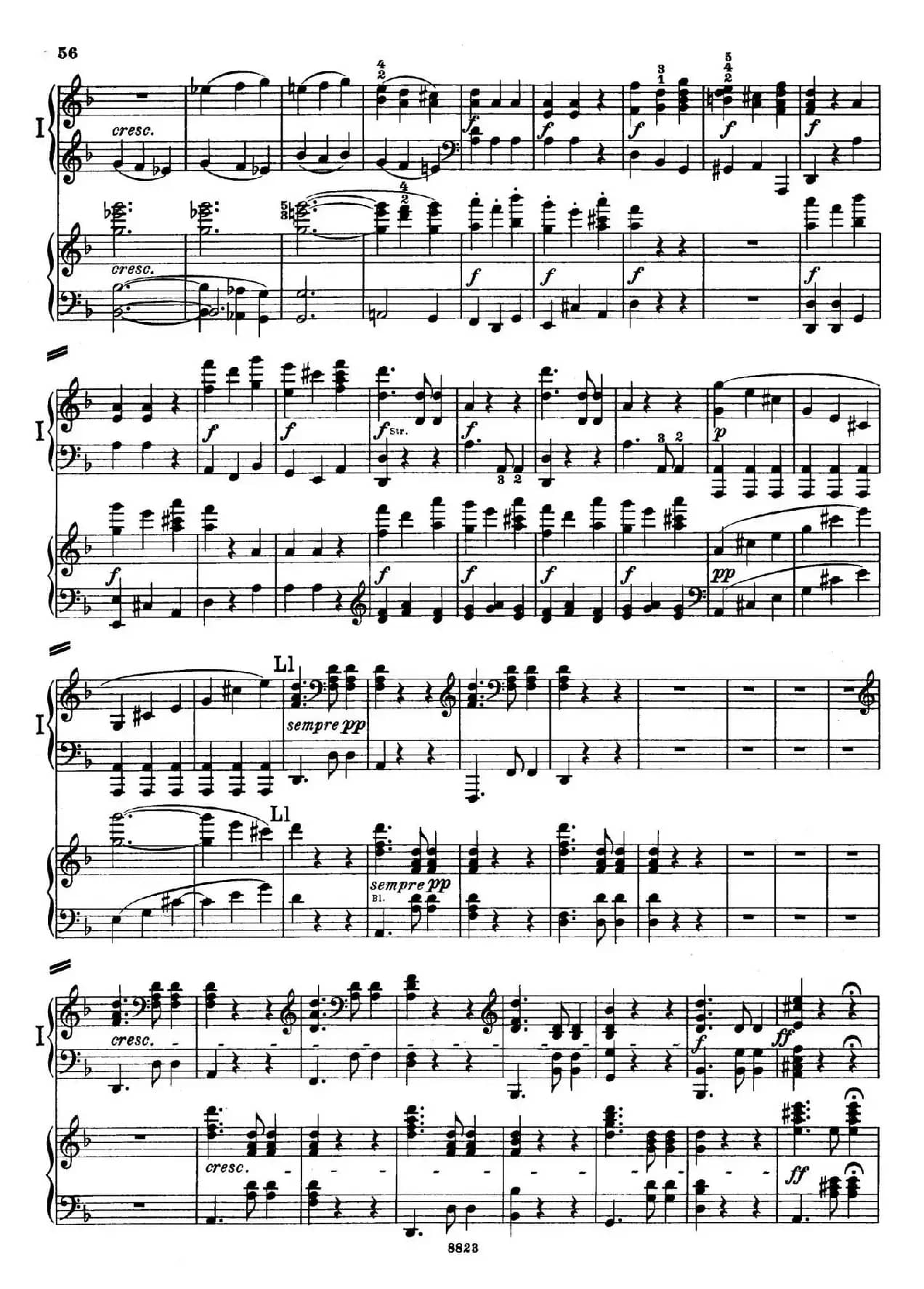 d小调第九交响曲 Op.125（双钢琴P53——62）