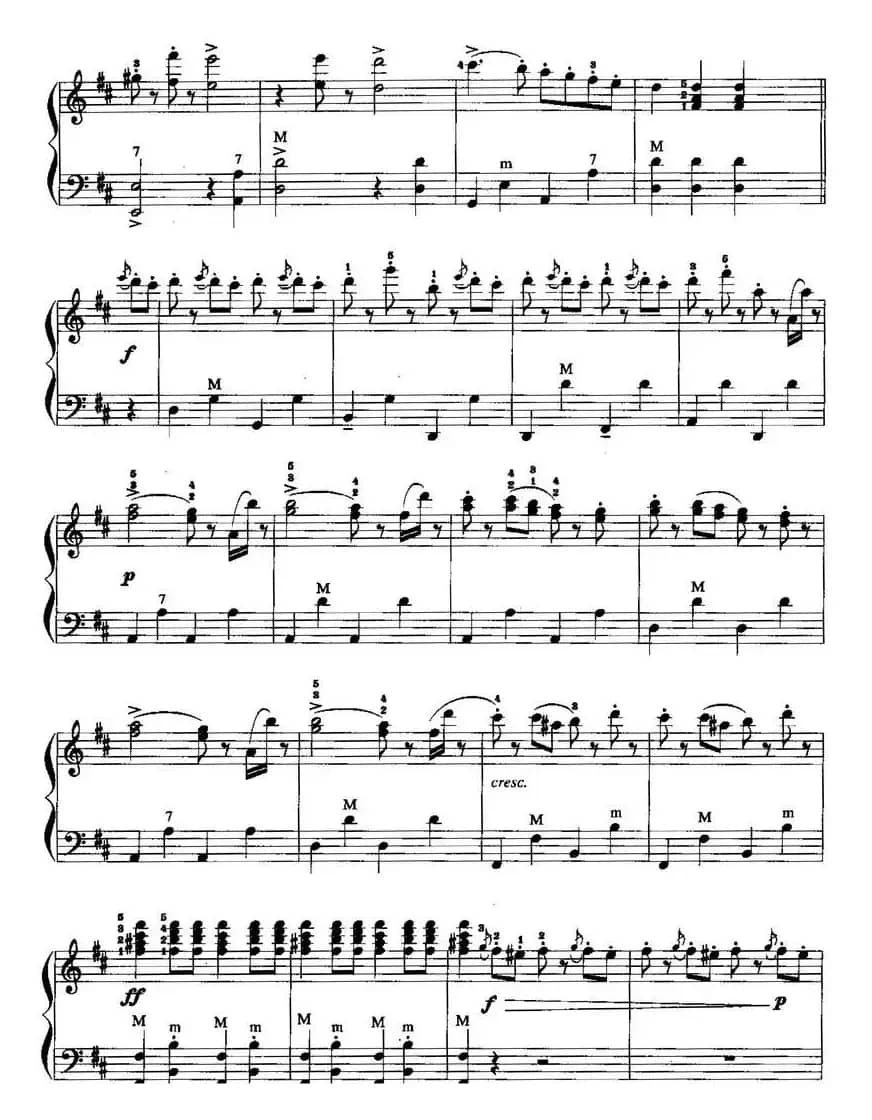 儿童手风琴曲：拉特茨基进行曲