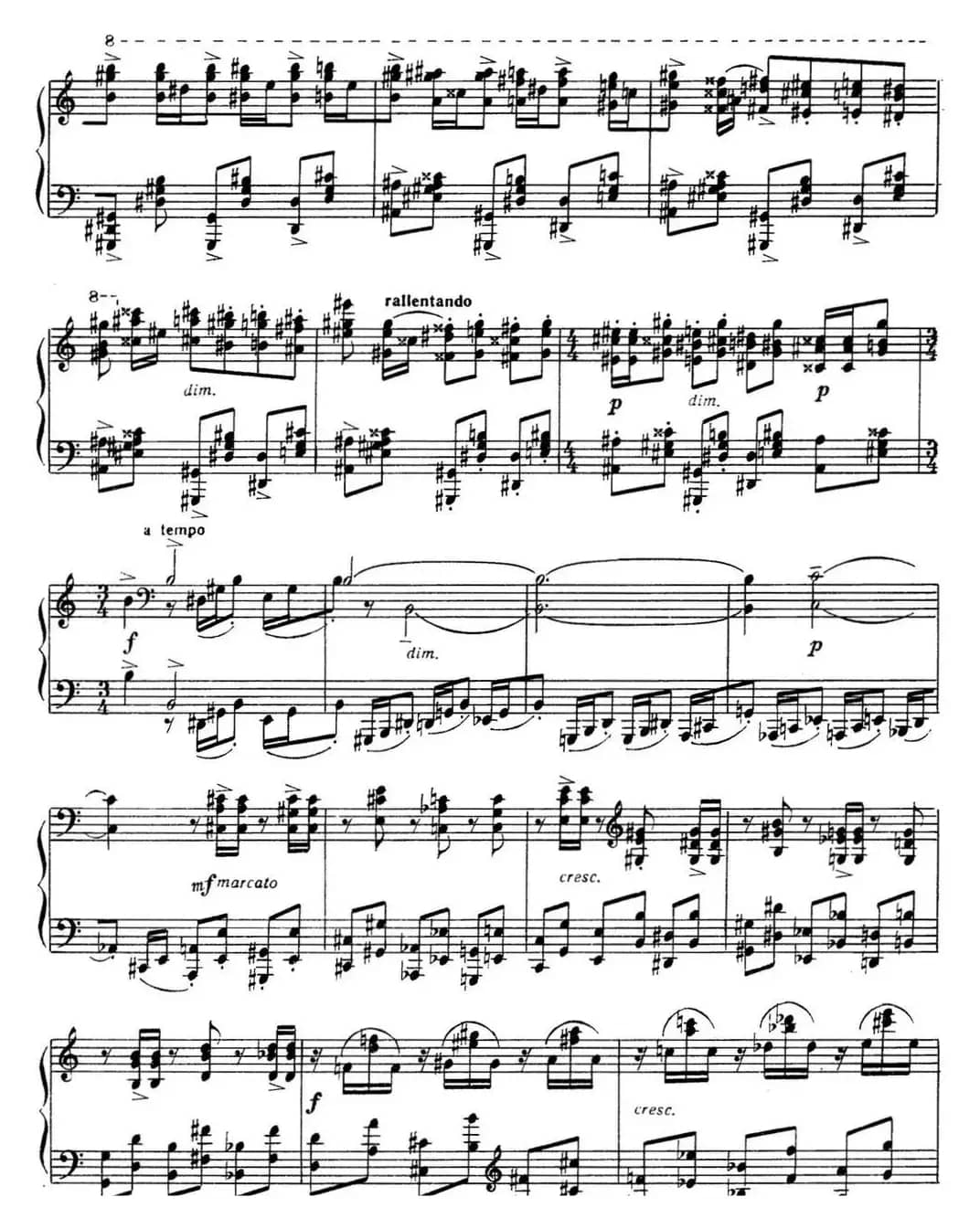 拉赫玛尼诺夫 音画练习曲14或15 Etudes tableaux Op.39 No.6