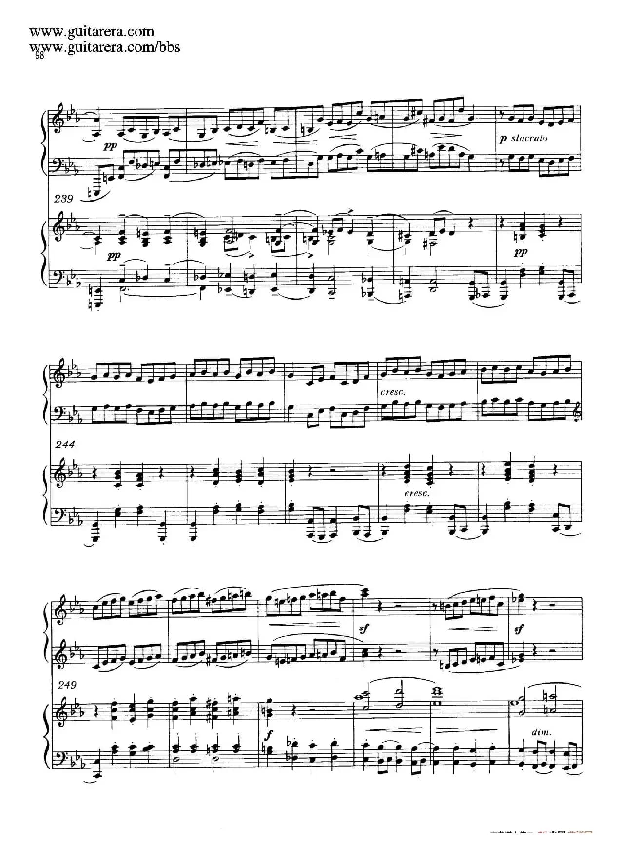 c小调第二钢琴协奏曲 Op.18(双钢琴·第三乐章)