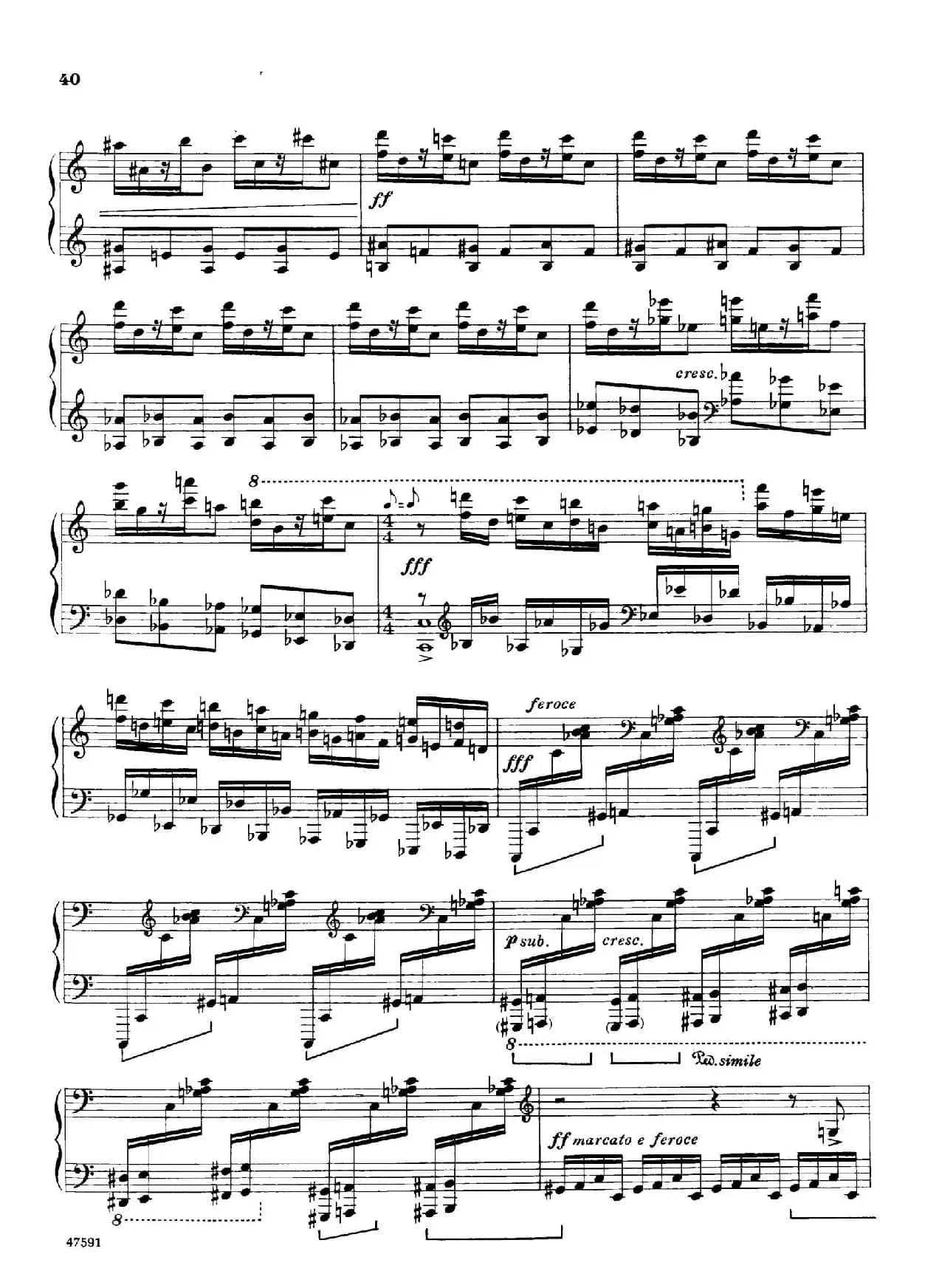 Piano Sonata in E-flat Major Op.95（降E大调钢琴奏鸣曲·Ⅲ）
