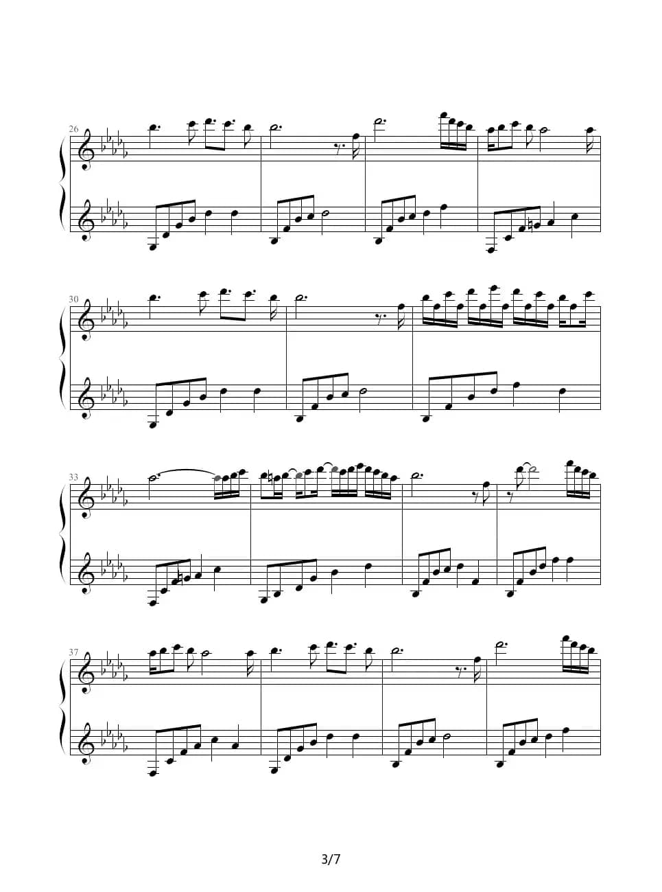 I miss you（幸运桔制谱版）