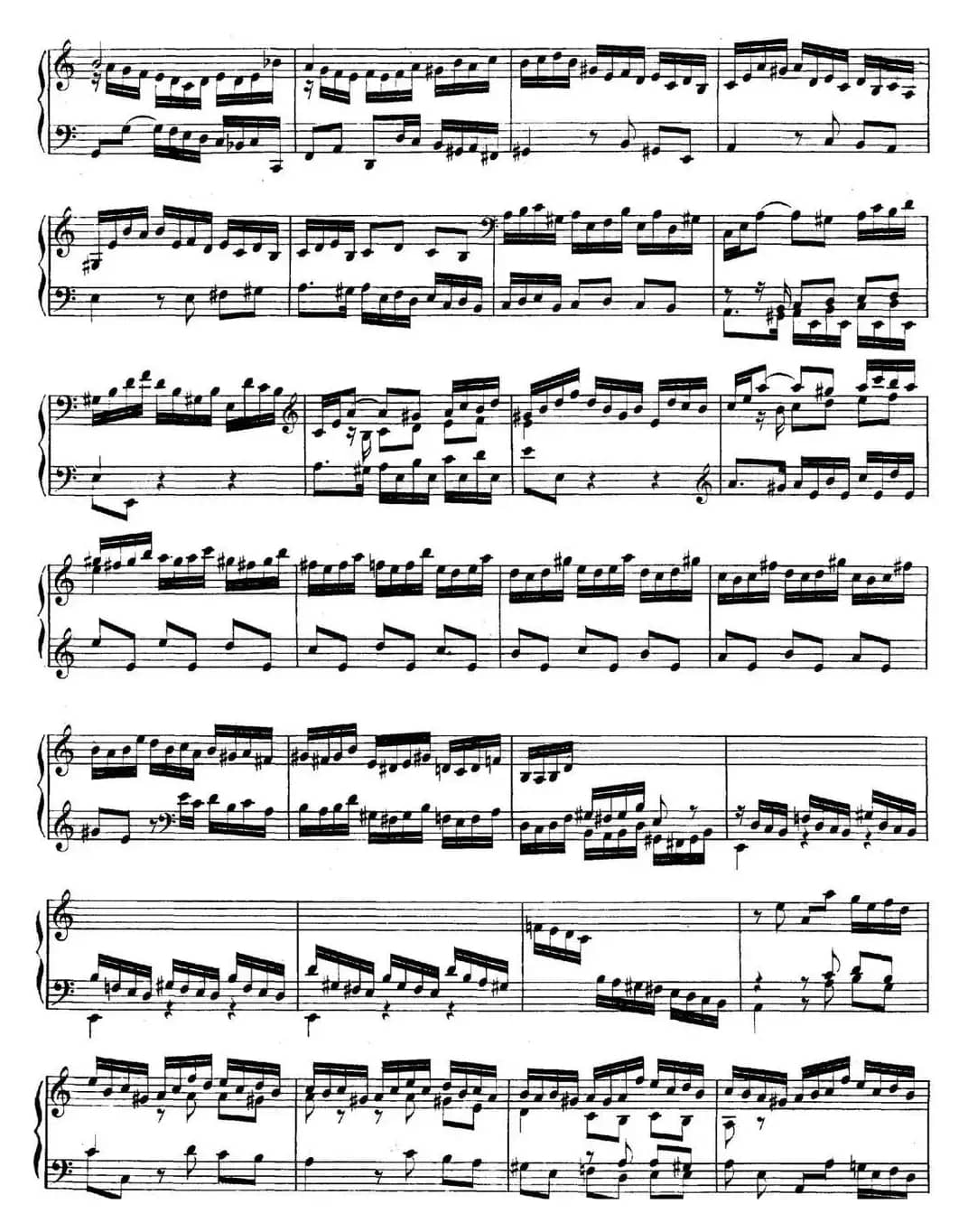 英国组曲No.2 巴赫 a小调  2nd Suite BWV 807