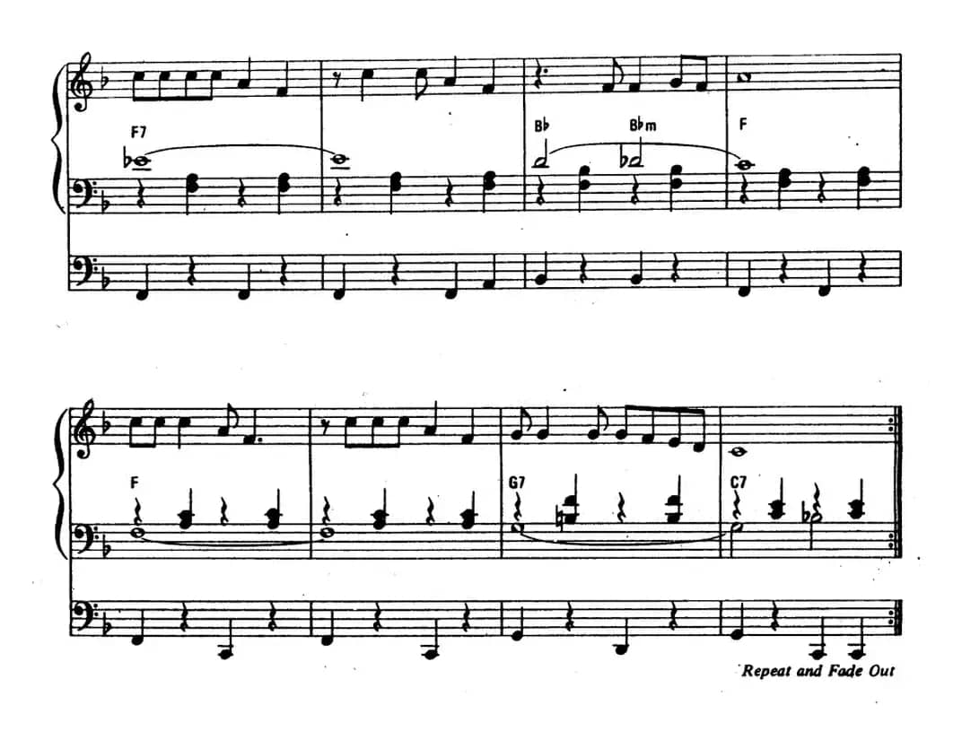 划船（双排键电子琴）