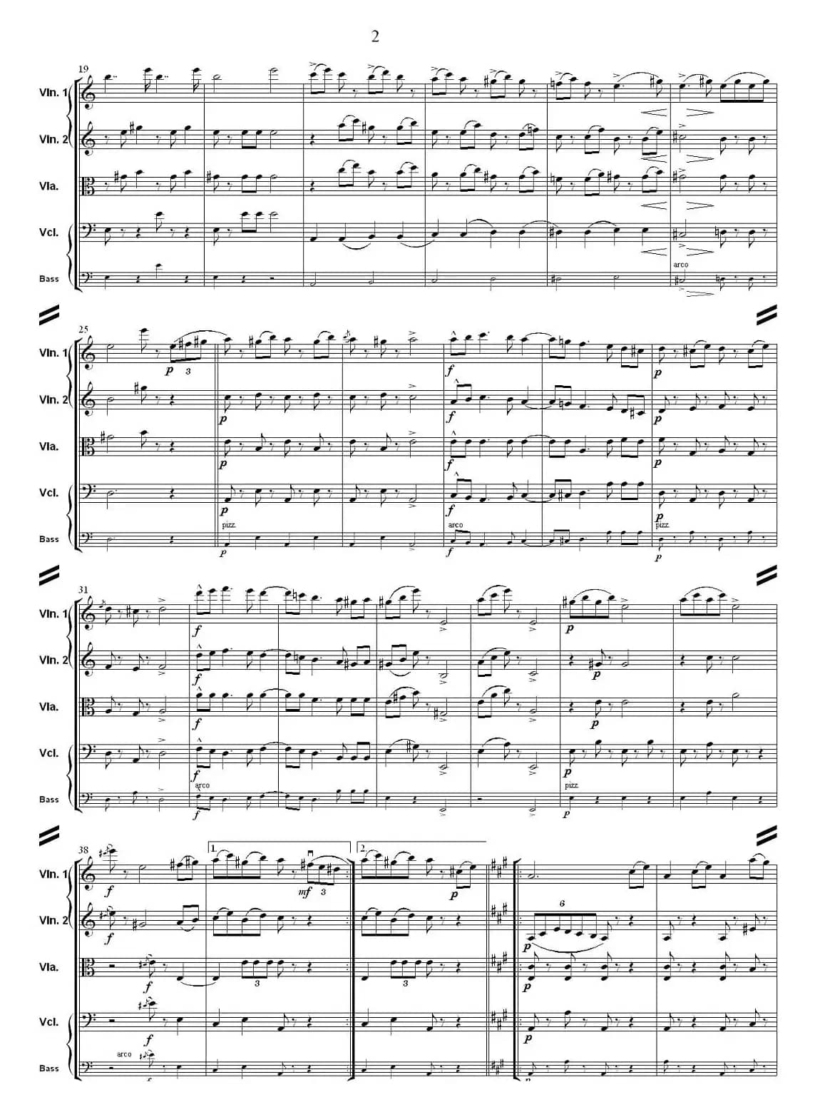 Rakoczy March（弦乐合奏）