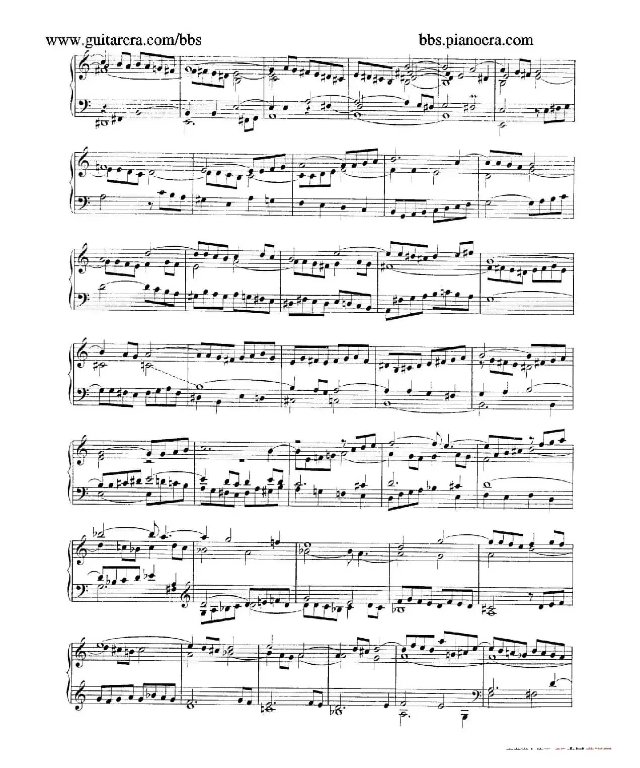 Fantasia and Fugue in a Minor BWV 904(a小调幻想曲与赋格)