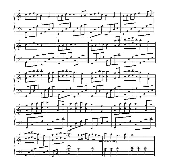 美丽的神话（王占村编配版）