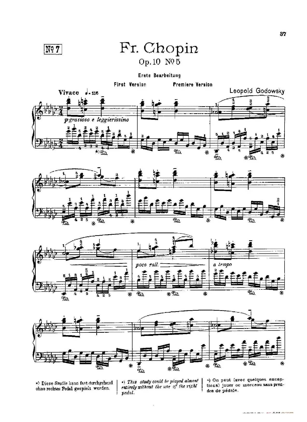 53首以肖邦练习曲为素材而作的练习曲(No.7)