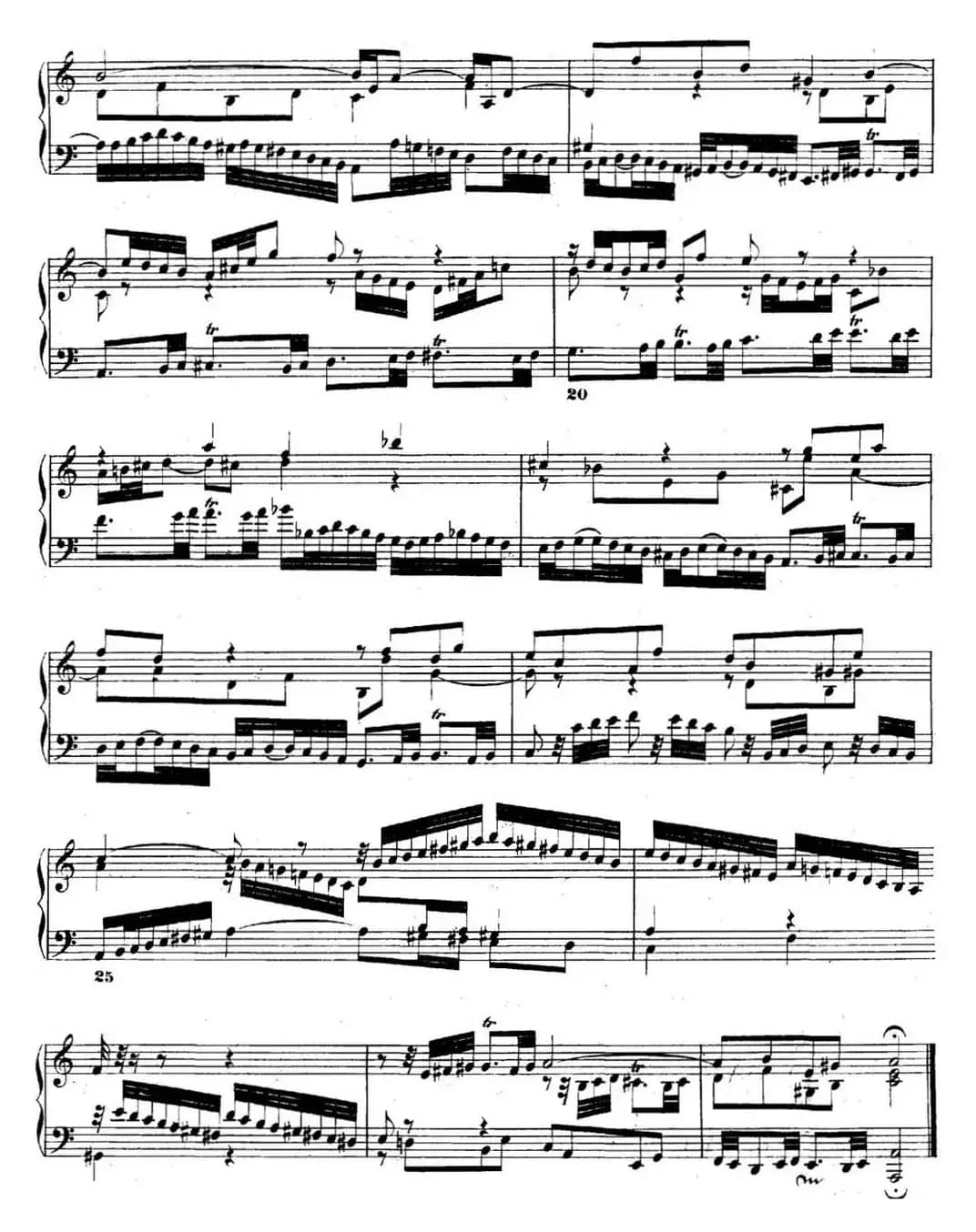 巴赫《平均律钢琴曲集·第二卷》之赋格曲（NO.20）