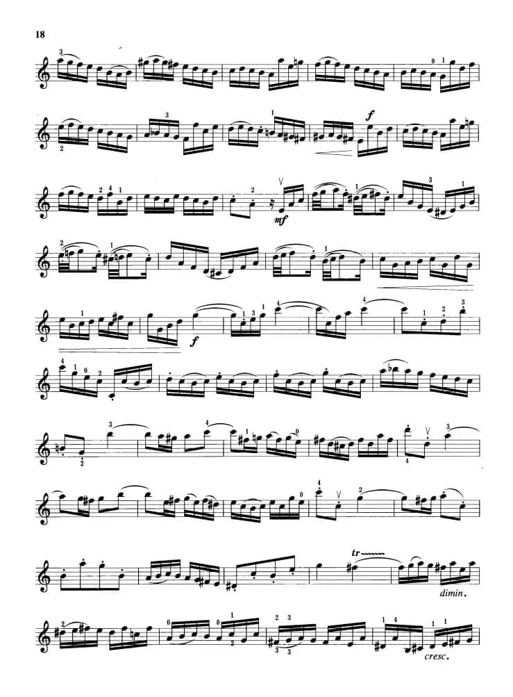 a小调第一协奏曲第一乐章