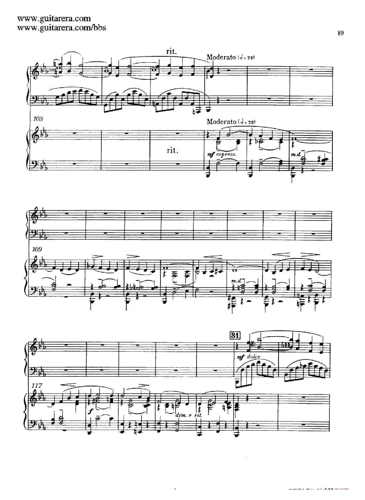 c小调第二钢琴协奏曲 Op.18(双钢琴·第三乐章)