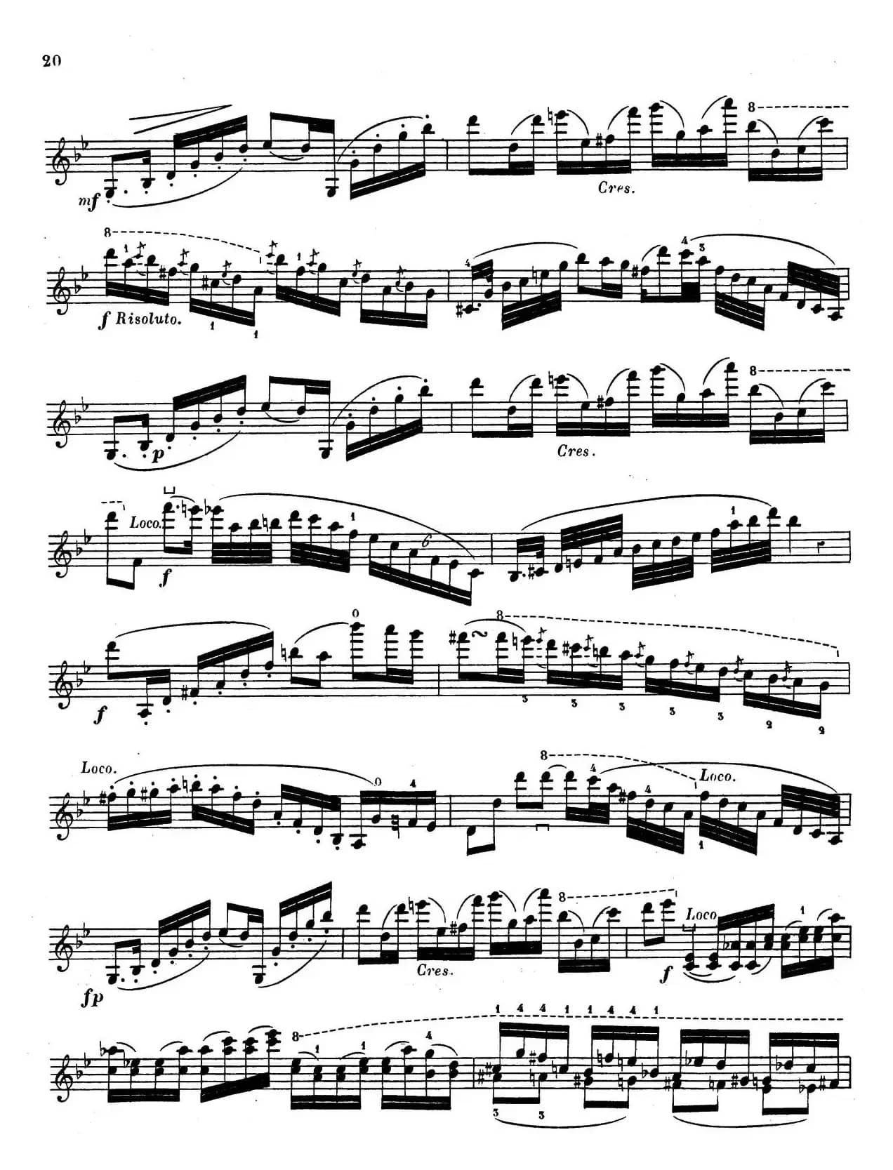 6首高级小提琴练习曲 Op.13（6）